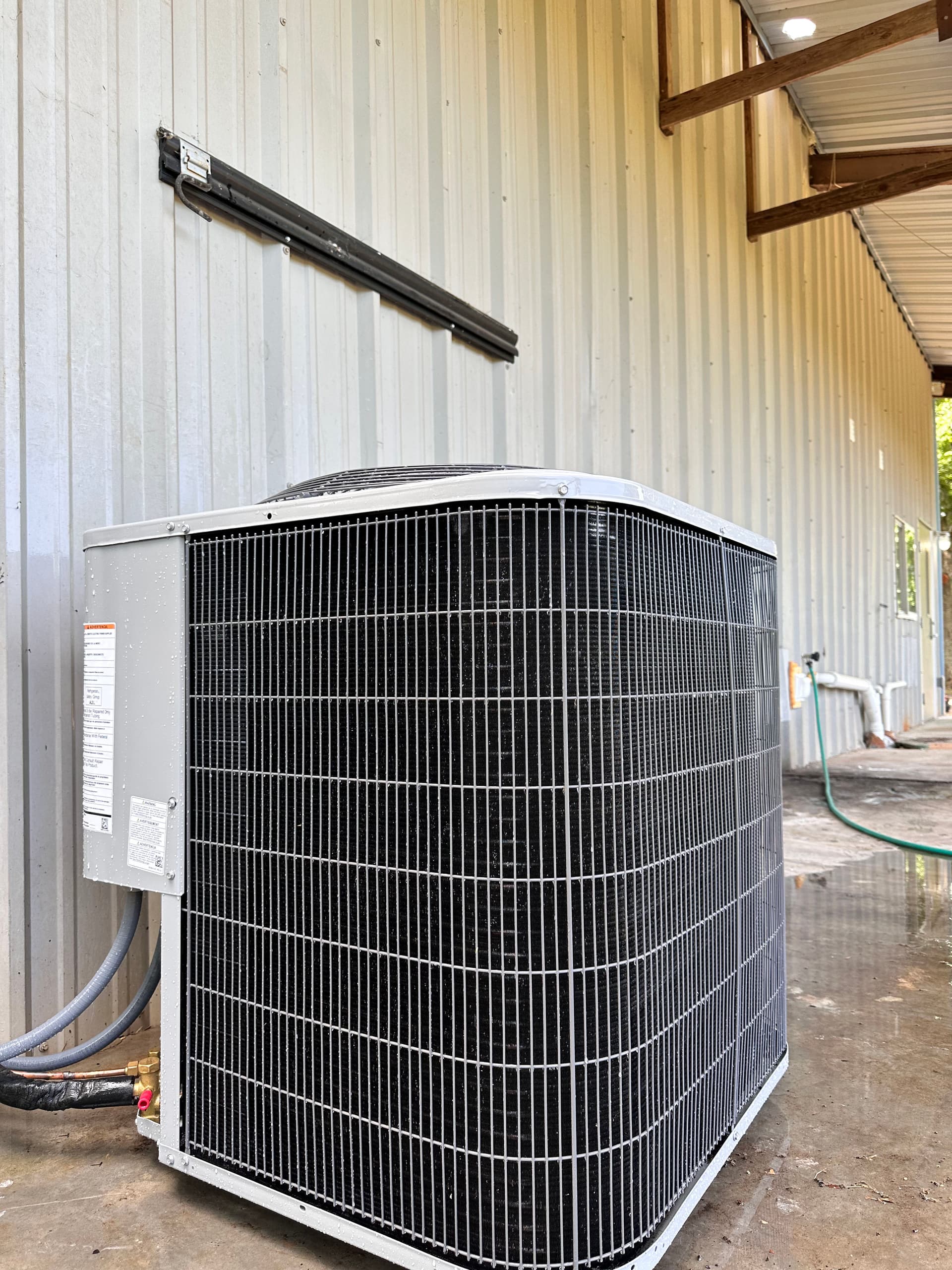 Gallery photos for Fresh Heat Pump Installation Up and Running: Image #1